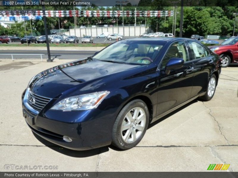Blue Onyx Pearl / Cashmere 2007 Lexus ES 350