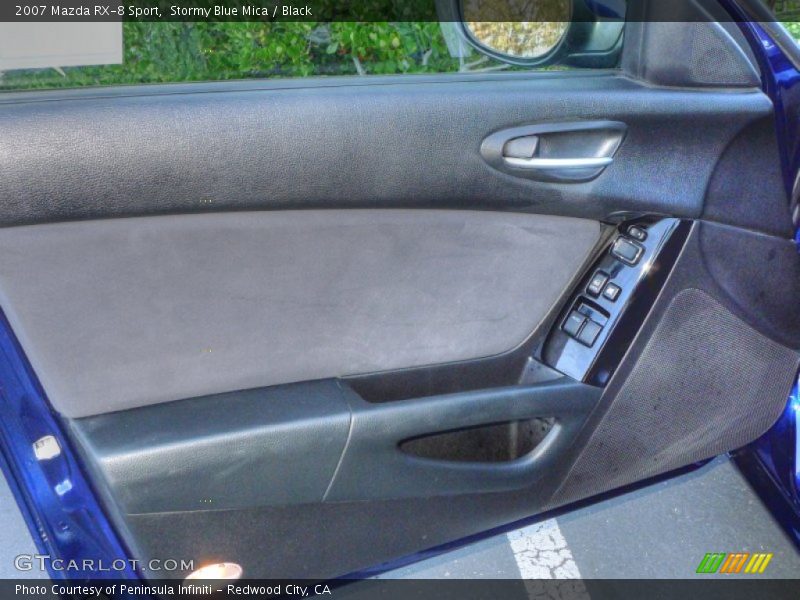 Stormy Blue Mica / Black 2007 Mazda RX-8 Sport
