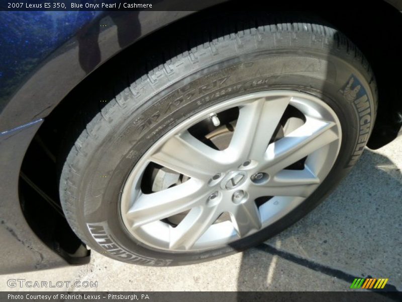 Blue Onyx Pearl / Cashmere 2007 Lexus ES 350