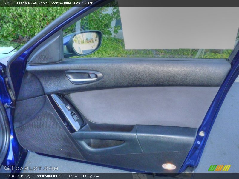 Stormy Blue Mica / Black 2007 Mazda RX-8 Sport