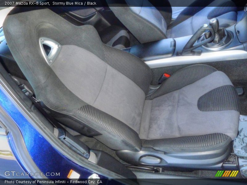 Stormy Blue Mica / Black 2007 Mazda RX-8 Sport