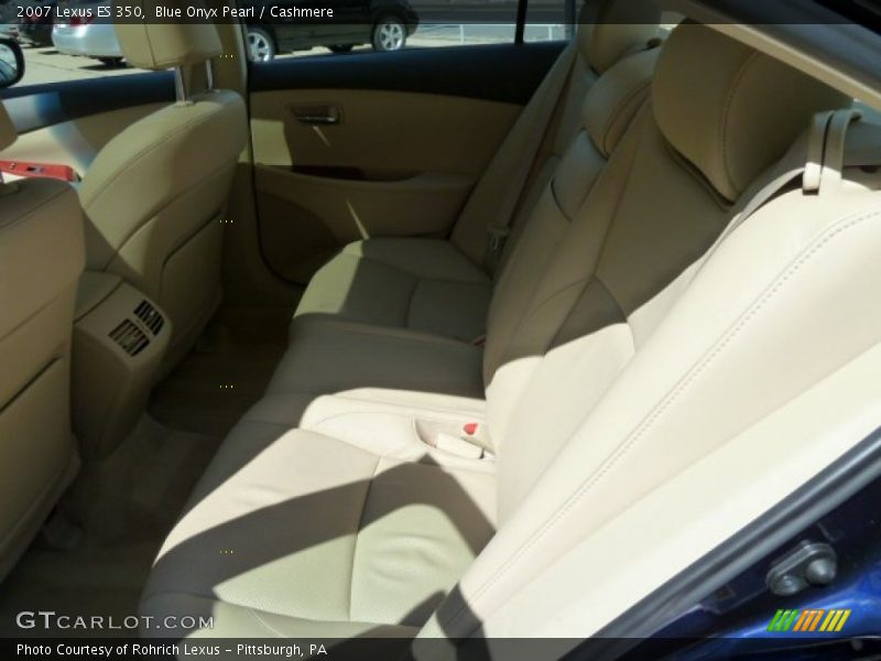Blue Onyx Pearl / Cashmere 2007 Lexus ES 350