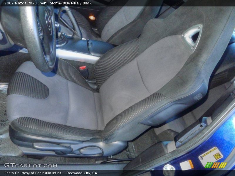 Stormy Blue Mica / Black 2007 Mazda RX-8 Sport