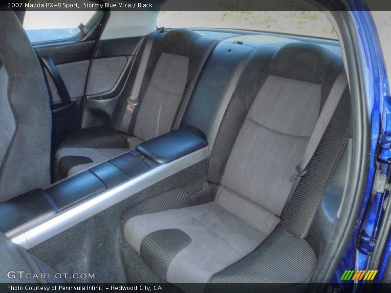Stormy Blue Mica / Black 2007 Mazda RX-8 Sport