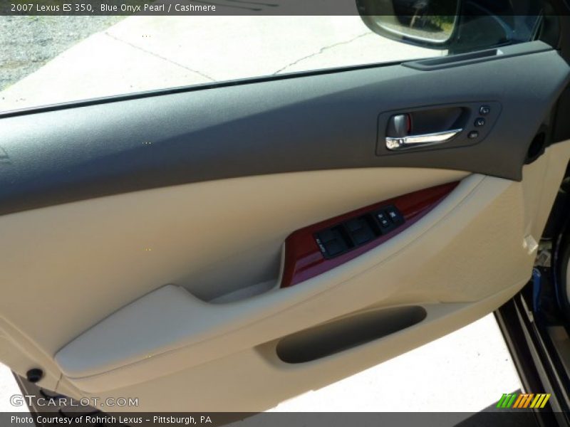 Blue Onyx Pearl / Cashmere 2007 Lexus ES 350