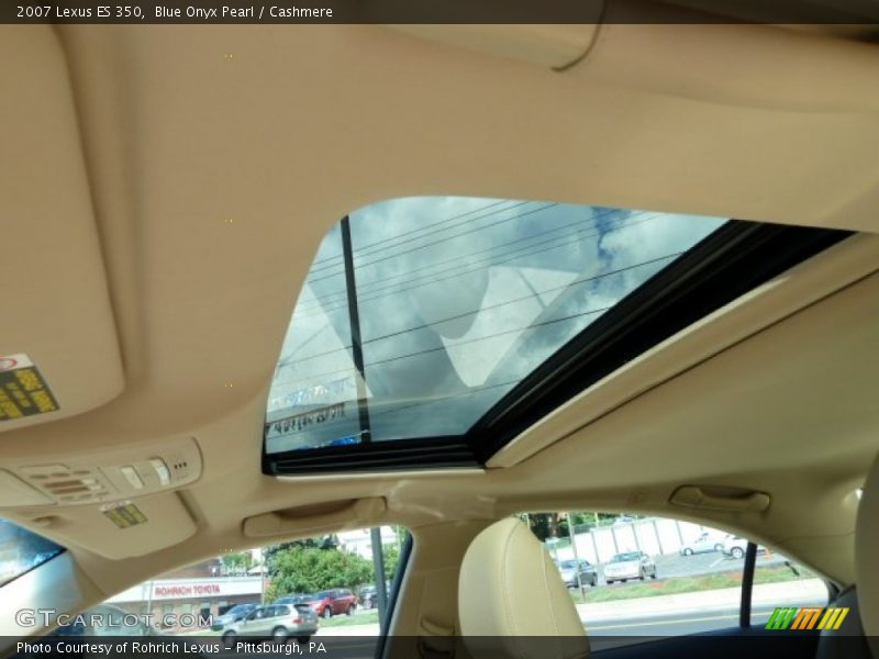 Blue Onyx Pearl / Cashmere 2007 Lexus ES 350