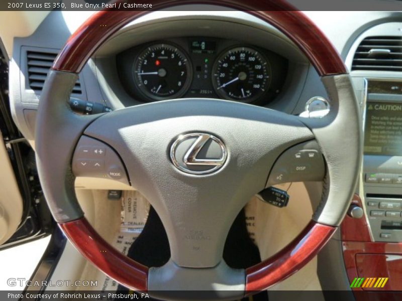 Blue Onyx Pearl / Cashmere 2007 Lexus ES 350