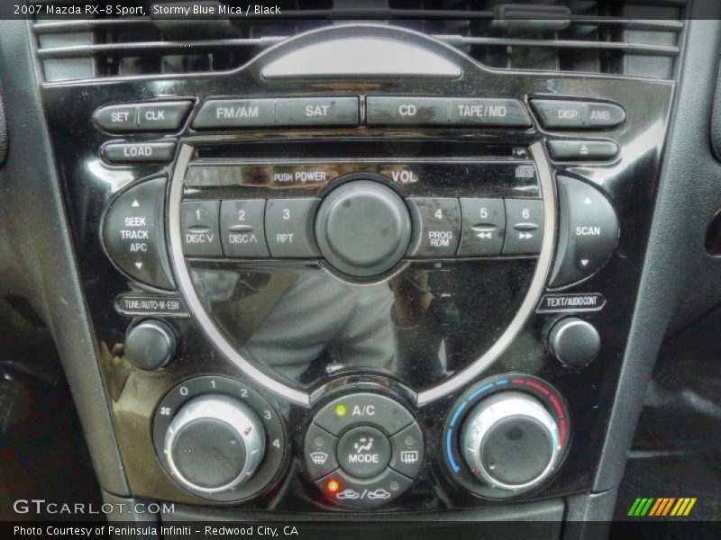 Stormy Blue Mica / Black 2007 Mazda RX-8 Sport