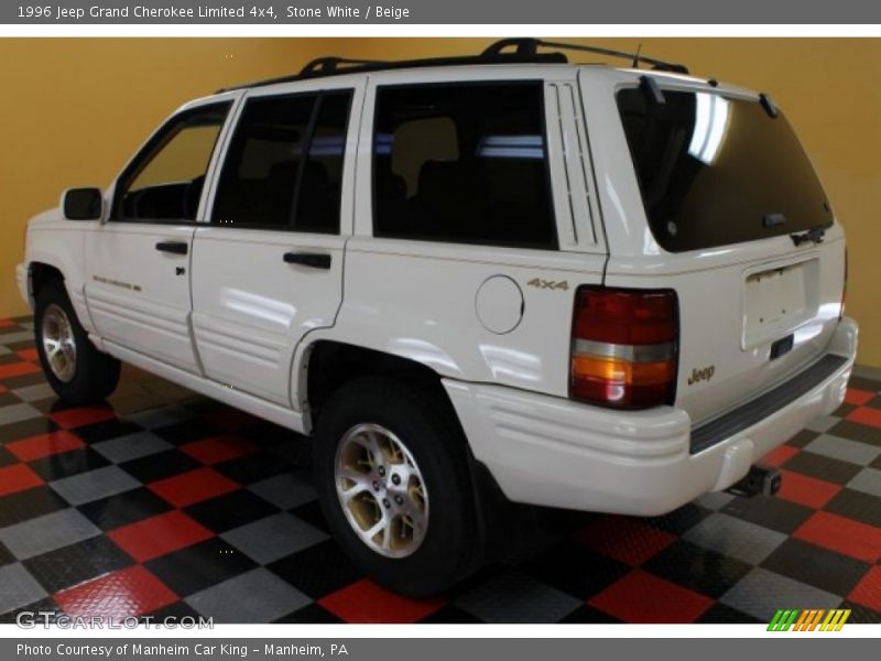 Stone White / Beige 1996 Jeep Grand Cherokee Limited 4x4