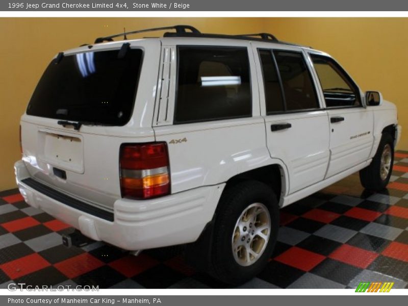 Stone White / Beige 1996 Jeep Grand Cherokee Limited 4x4