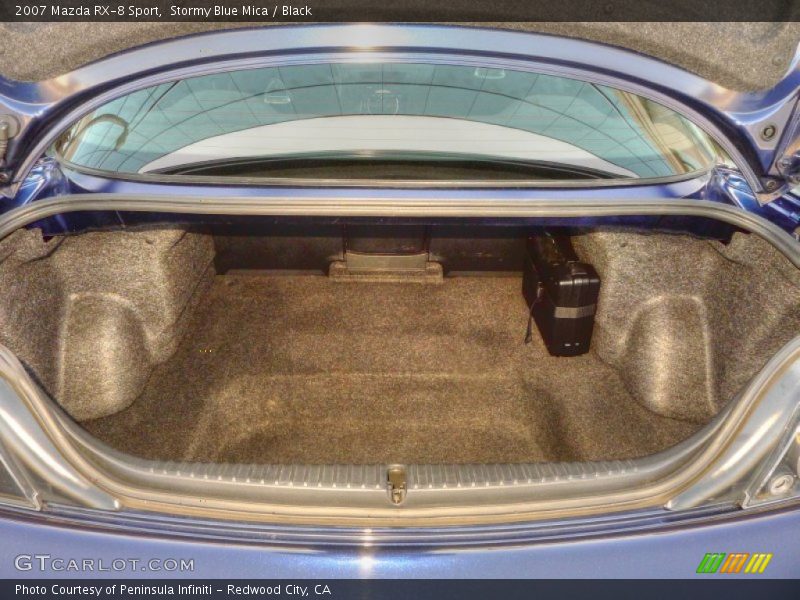 Stormy Blue Mica / Black 2007 Mazda RX-8 Sport