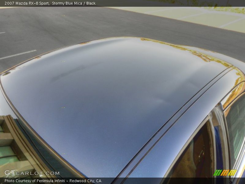 Stormy Blue Mica / Black 2007 Mazda RX-8 Sport