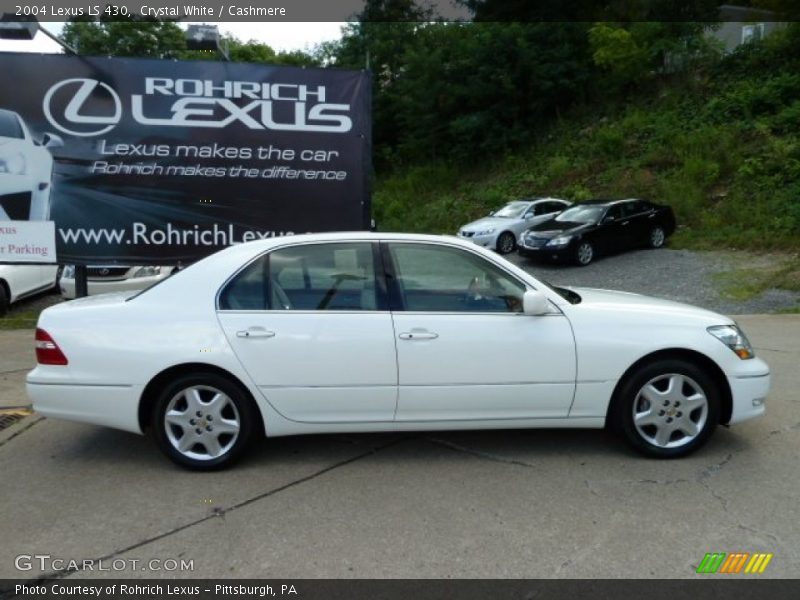 Crystal White / Cashmere 2004 Lexus LS 430