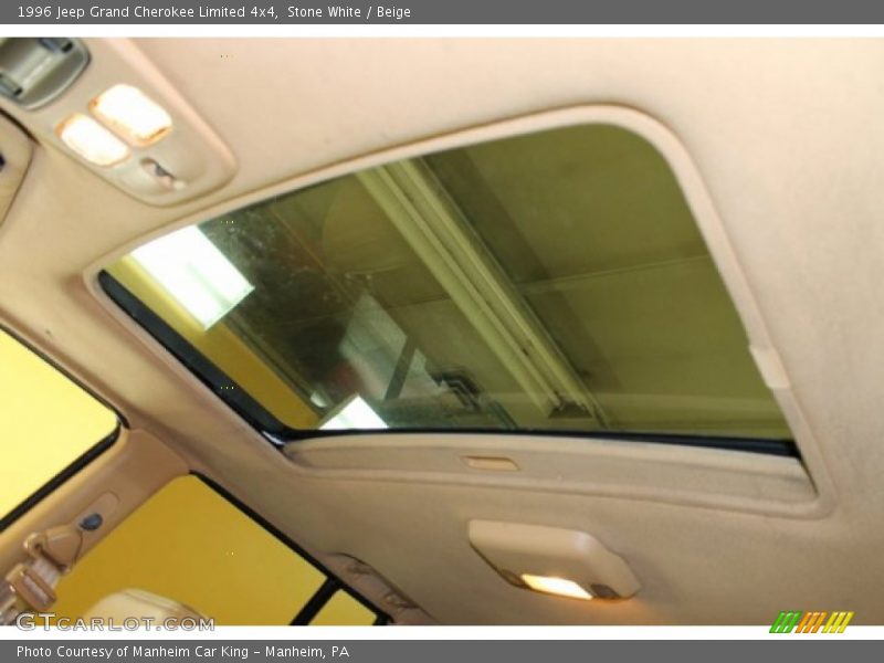 Stone White / Beige 1996 Jeep Grand Cherokee Limited 4x4