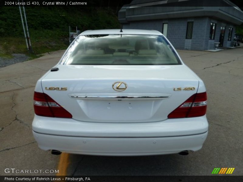 Crystal White / Cashmere 2004 Lexus LS 430
