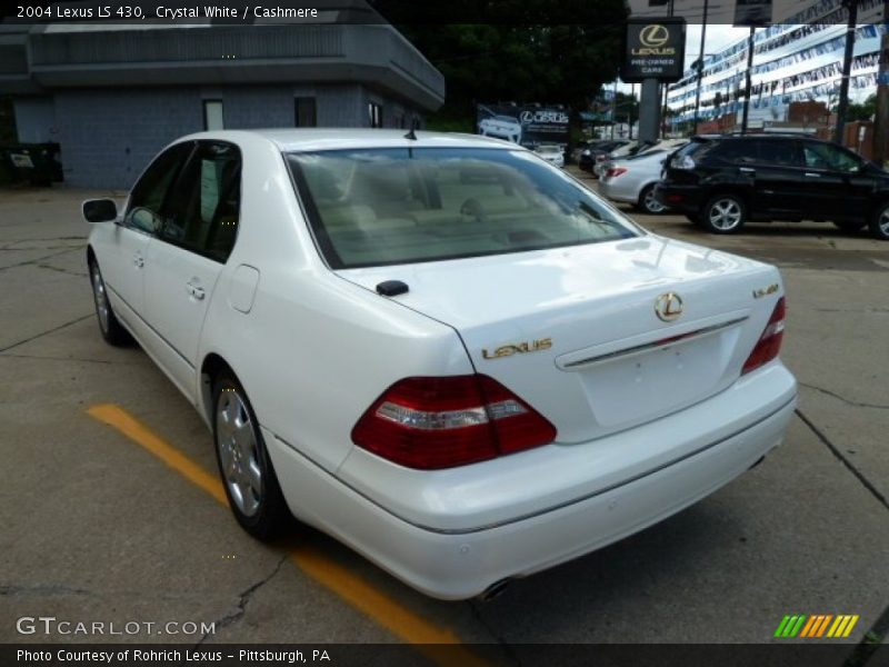 Crystal White / Cashmere 2004 Lexus LS 430