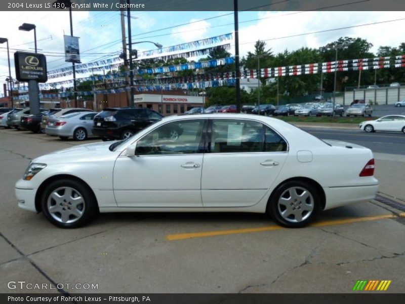 Crystal White / Cashmere 2004 Lexus LS 430