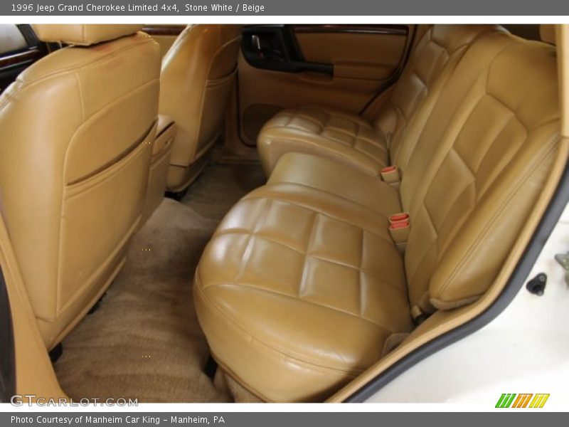 Stone White / Beige 1996 Jeep Grand Cherokee Limited 4x4