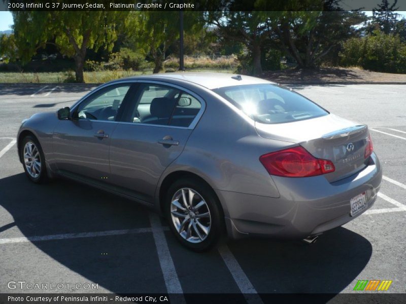 Platinum Graphite / Graphite 2009 Infiniti G 37 Journey Sedan