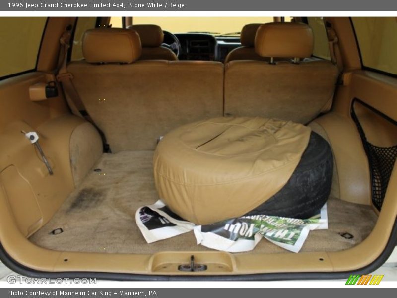 Stone White / Beige 1996 Jeep Grand Cherokee Limited 4x4