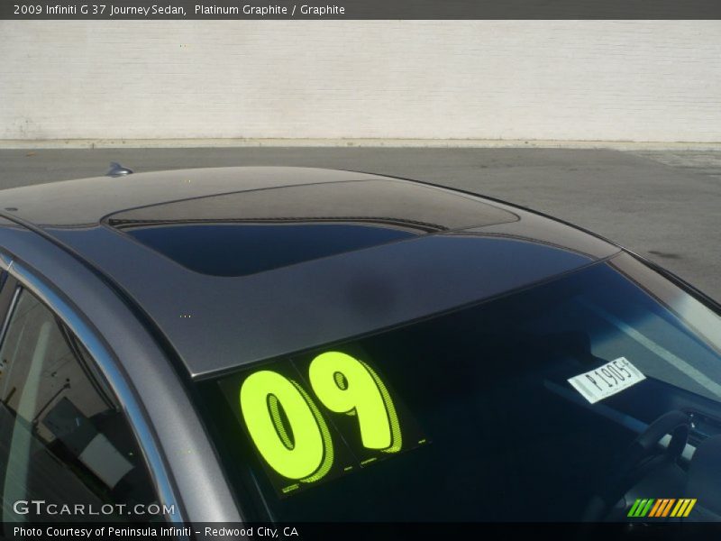 Platinum Graphite / Graphite 2009 Infiniti G 37 Journey Sedan