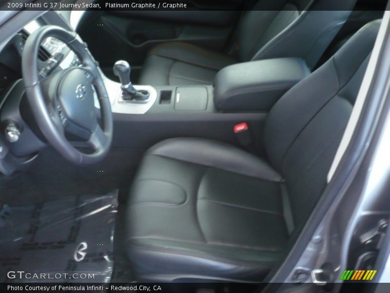 Platinum Graphite / Graphite 2009 Infiniti G 37 Journey Sedan