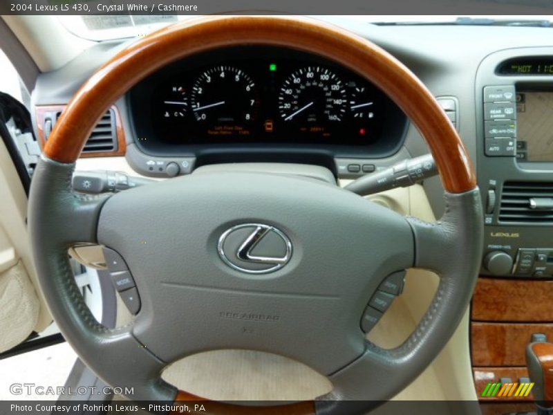 Crystal White / Cashmere 2004 Lexus LS 430