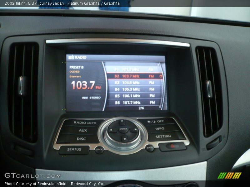 Platinum Graphite / Graphite 2009 Infiniti G 37 Journey Sedan