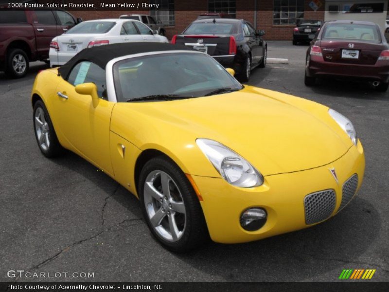 Mean Yellow / Ebony 2008 Pontiac Solstice Roadster