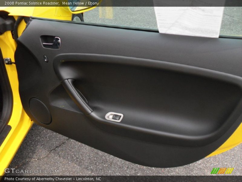 Mean Yellow / Ebony 2008 Pontiac Solstice Roadster