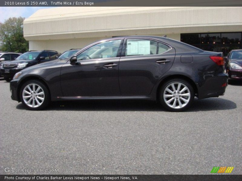 Truffle Mica / Ecru Beige 2010 Lexus IS 250 AWD