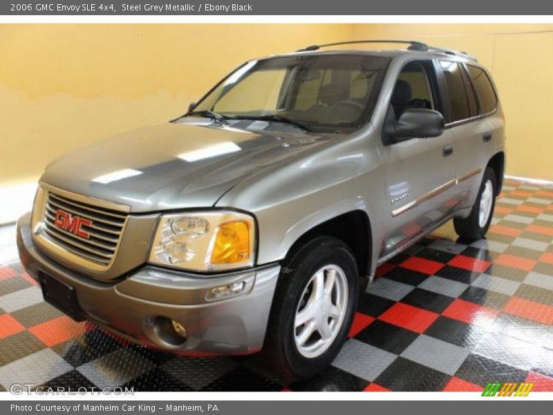 Steel Grey Metallic / Ebony Black 2006 GMC Envoy SLE 4x4