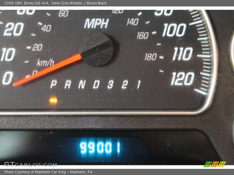 Steel Grey Metallic / Ebony Black 2006 GMC Envoy SLE 4x4