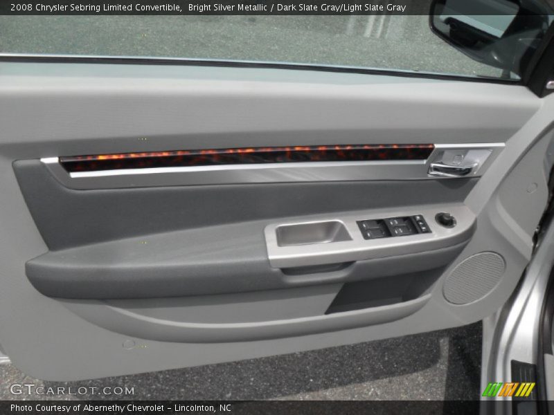 Bright Silver Metallic / Dark Slate Gray/Light Slate Gray 2008 Chrysler Sebring Limited Convertible