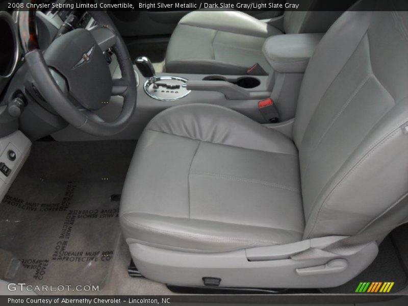 Bright Silver Metallic / Dark Slate Gray/Light Slate Gray 2008 Chrysler Sebring Limited Convertible
