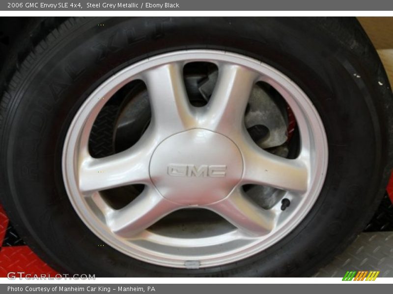 Steel Grey Metallic / Ebony Black 2006 GMC Envoy SLE 4x4