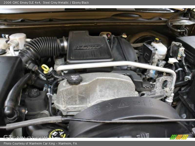 Steel Grey Metallic / Ebony Black 2006 GMC Envoy SLE 4x4