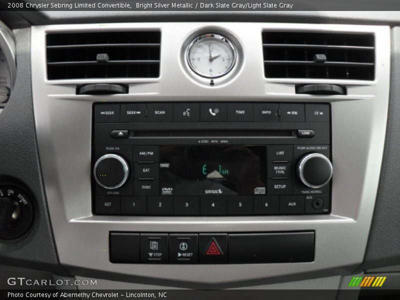 Bright Silver Metallic / Dark Slate Gray/Light Slate Gray 2008 Chrysler Sebring Limited Convertible