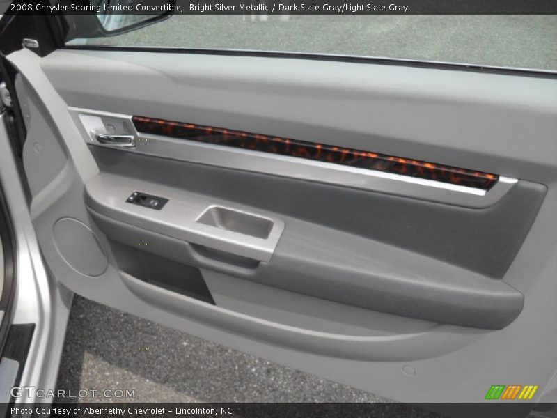 Bright Silver Metallic / Dark Slate Gray/Light Slate Gray 2008 Chrysler Sebring Limited Convertible