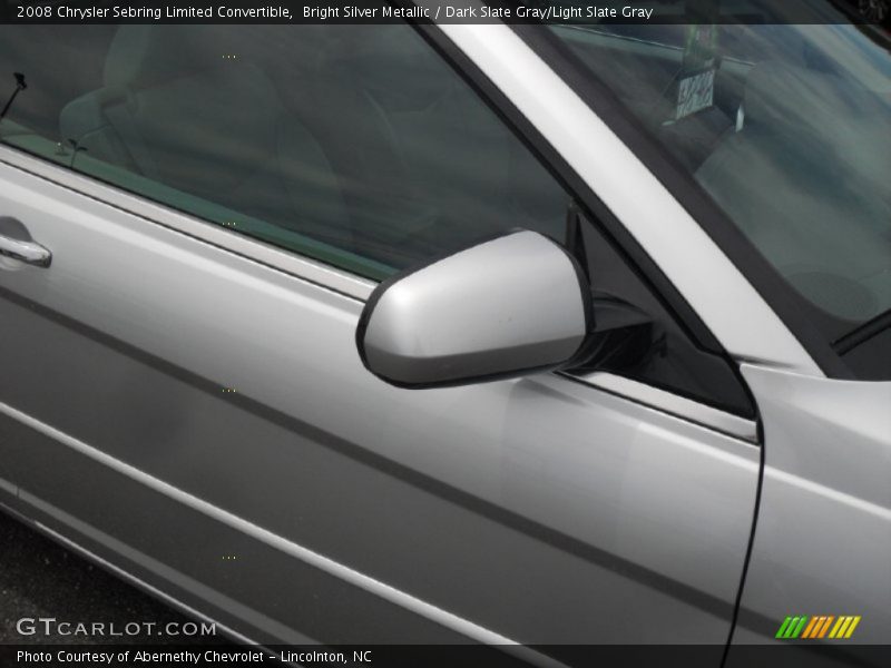 Bright Silver Metallic / Dark Slate Gray/Light Slate Gray 2008 Chrysler Sebring Limited Convertible