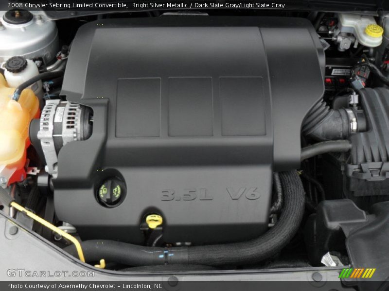 Bright Silver Metallic / Dark Slate Gray/Light Slate Gray 2008 Chrysler Sebring Limited Convertible