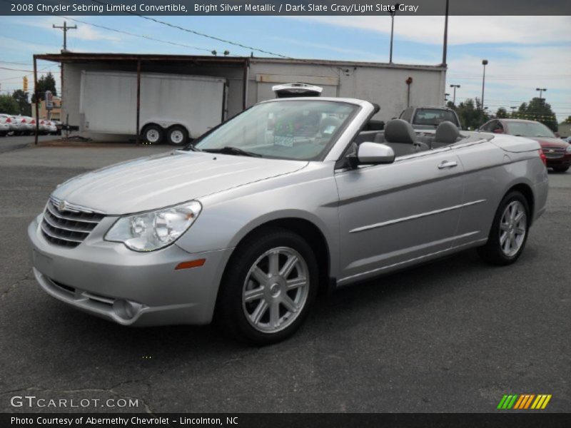Bright Silver Metallic / Dark Slate Gray/Light Slate Gray 2008 Chrysler Sebring Limited Convertible