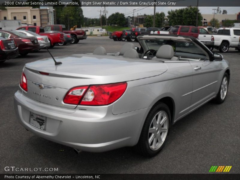 Bright Silver Metallic / Dark Slate Gray/Light Slate Gray 2008 Chrysler Sebring Limited Convertible