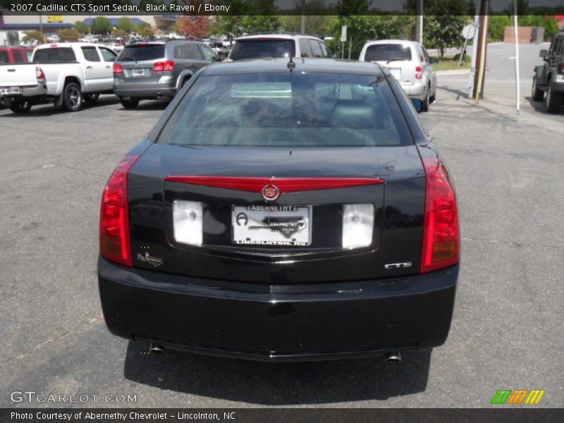 Black Raven / Ebony 2007 Cadillac CTS Sport Sedan