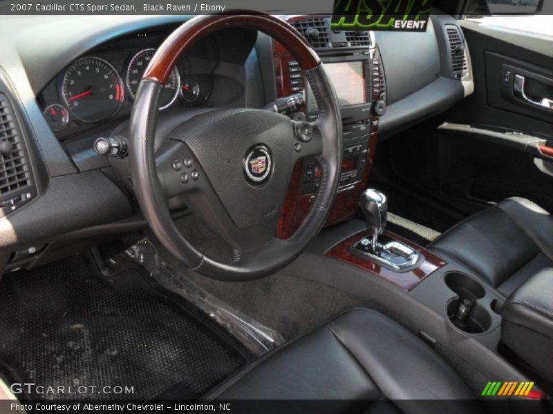 Black Raven / Ebony 2007 Cadillac CTS Sport Sedan