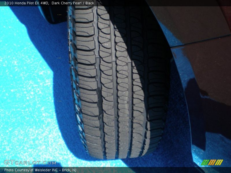 Dark Cherry Pearl / Black 2010 Honda Pilot EX 4WD