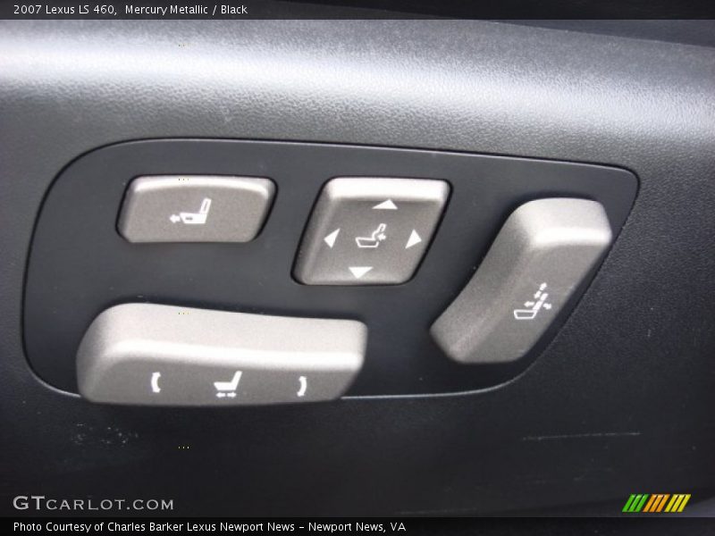 Mercury Metallic / Black 2007 Lexus LS 460