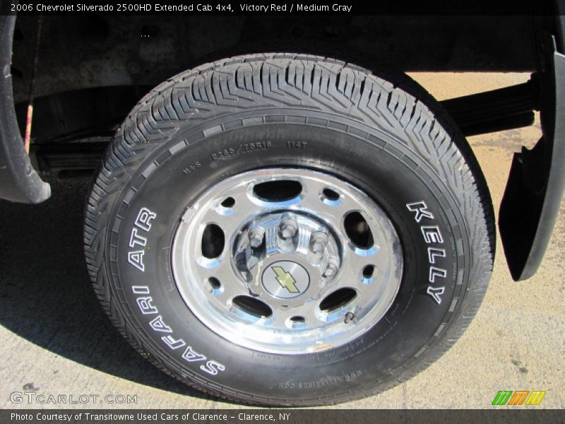 Victory Red / Medium Gray 2006 Chevrolet Silverado 2500HD Extended Cab 4x4