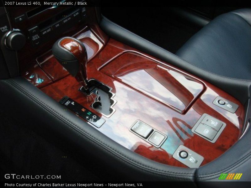 Mercury Metallic / Black 2007 Lexus LS 460