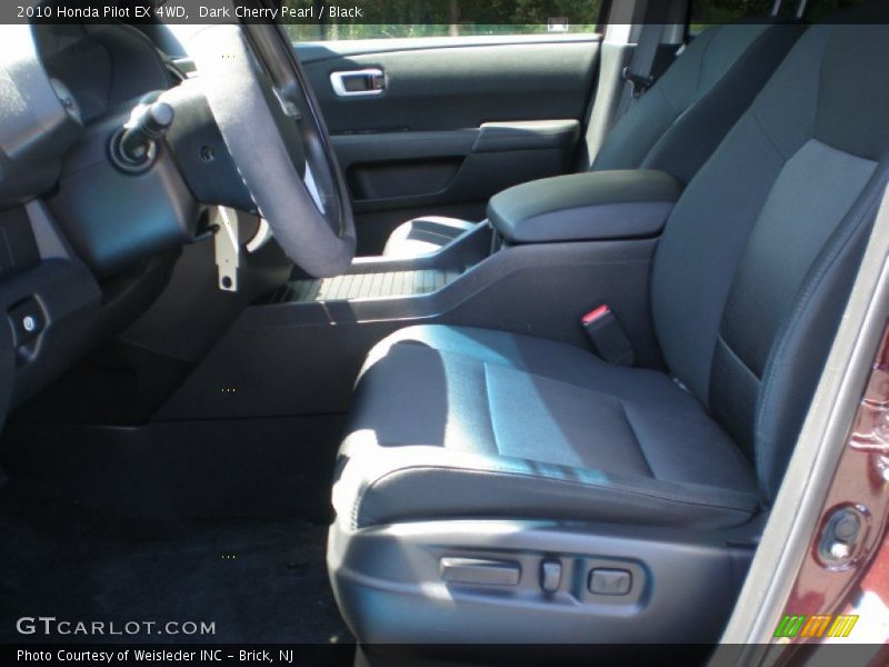 Dark Cherry Pearl / Black 2010 Honda Pilot EX 4WD